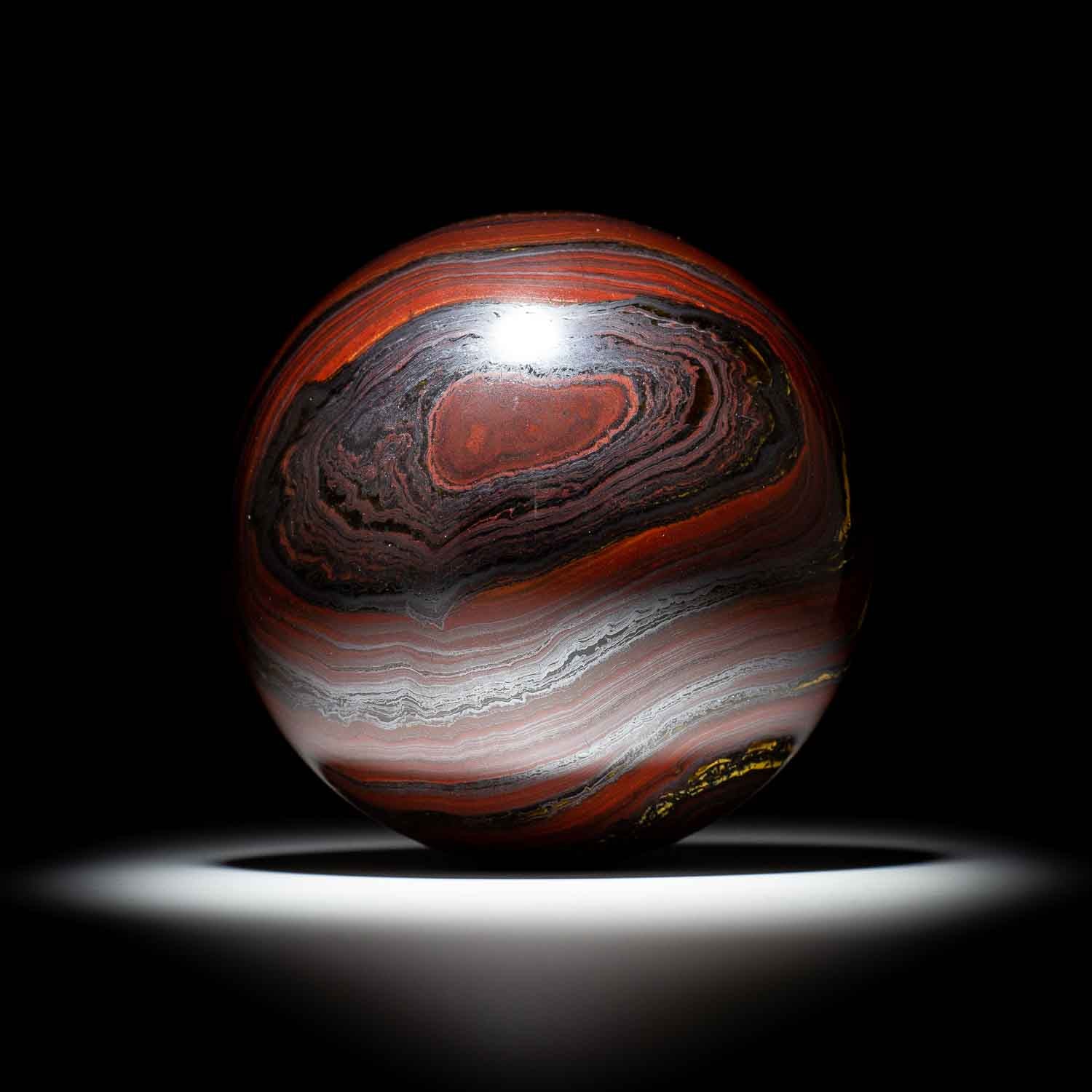 Australian Tiger Iron Sphere - 7