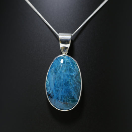 Chrysocolla pendant 