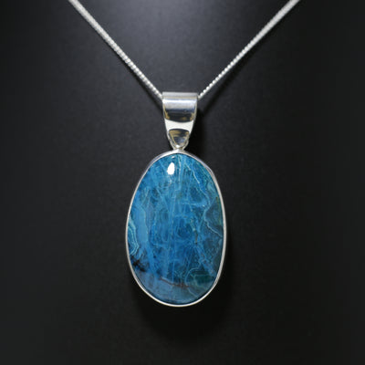 Chrysocolla pendant - 13