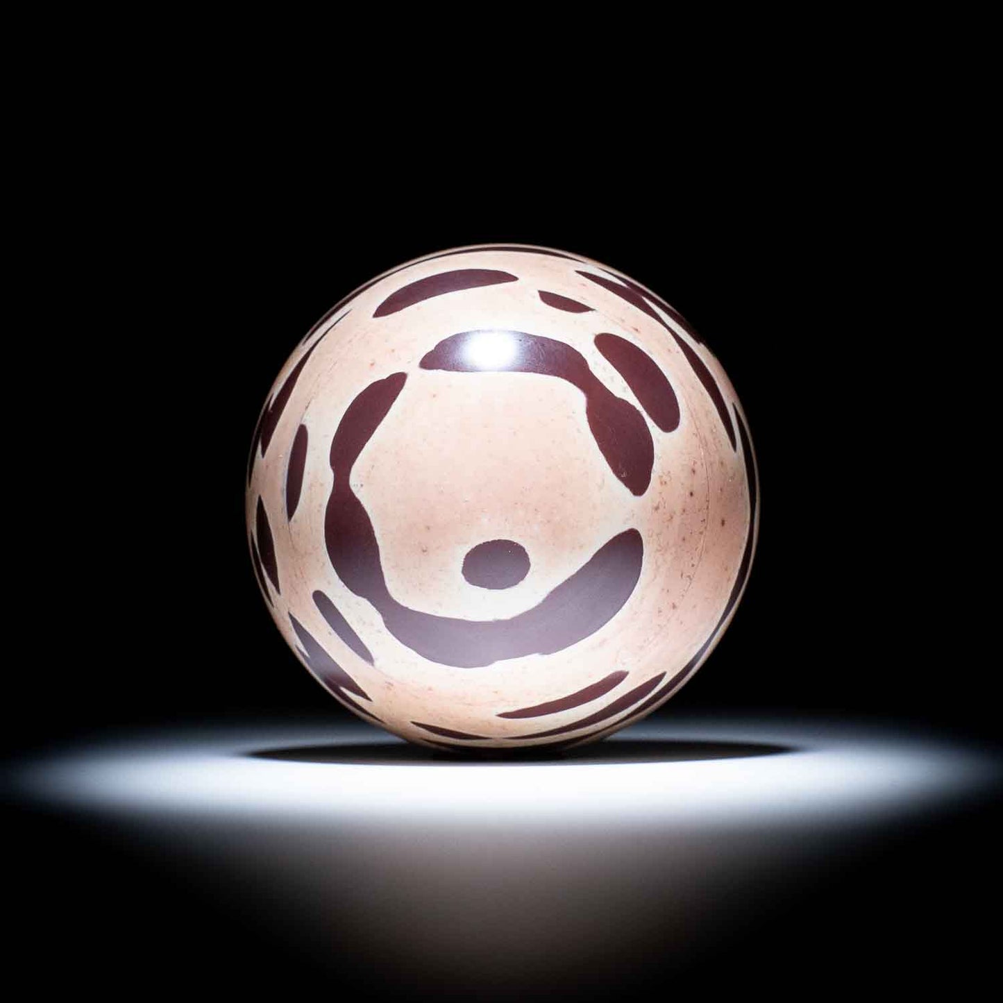 Zebra Rock Sphere - 19