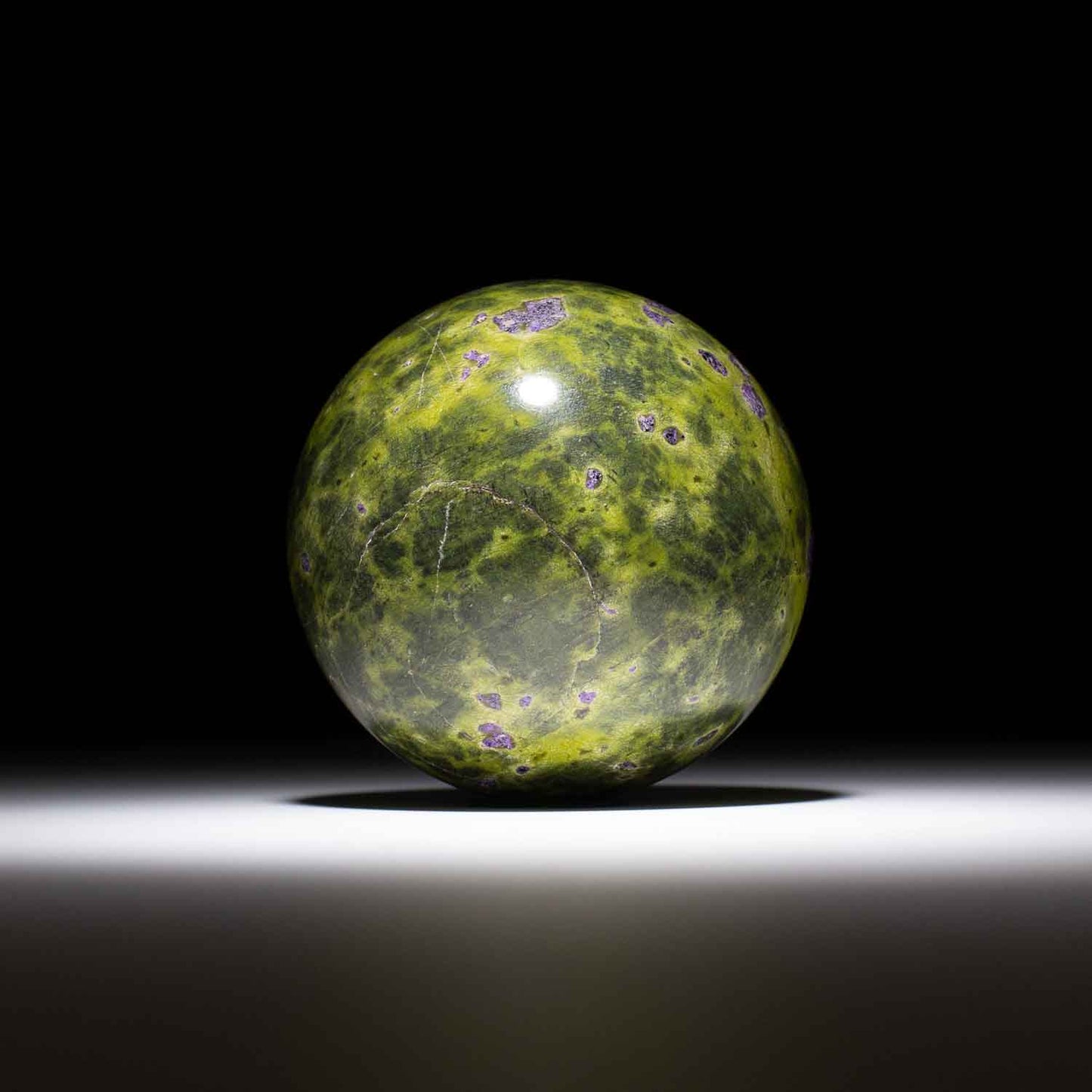 Australian Stichtite in Serpentine Sphere - 11
