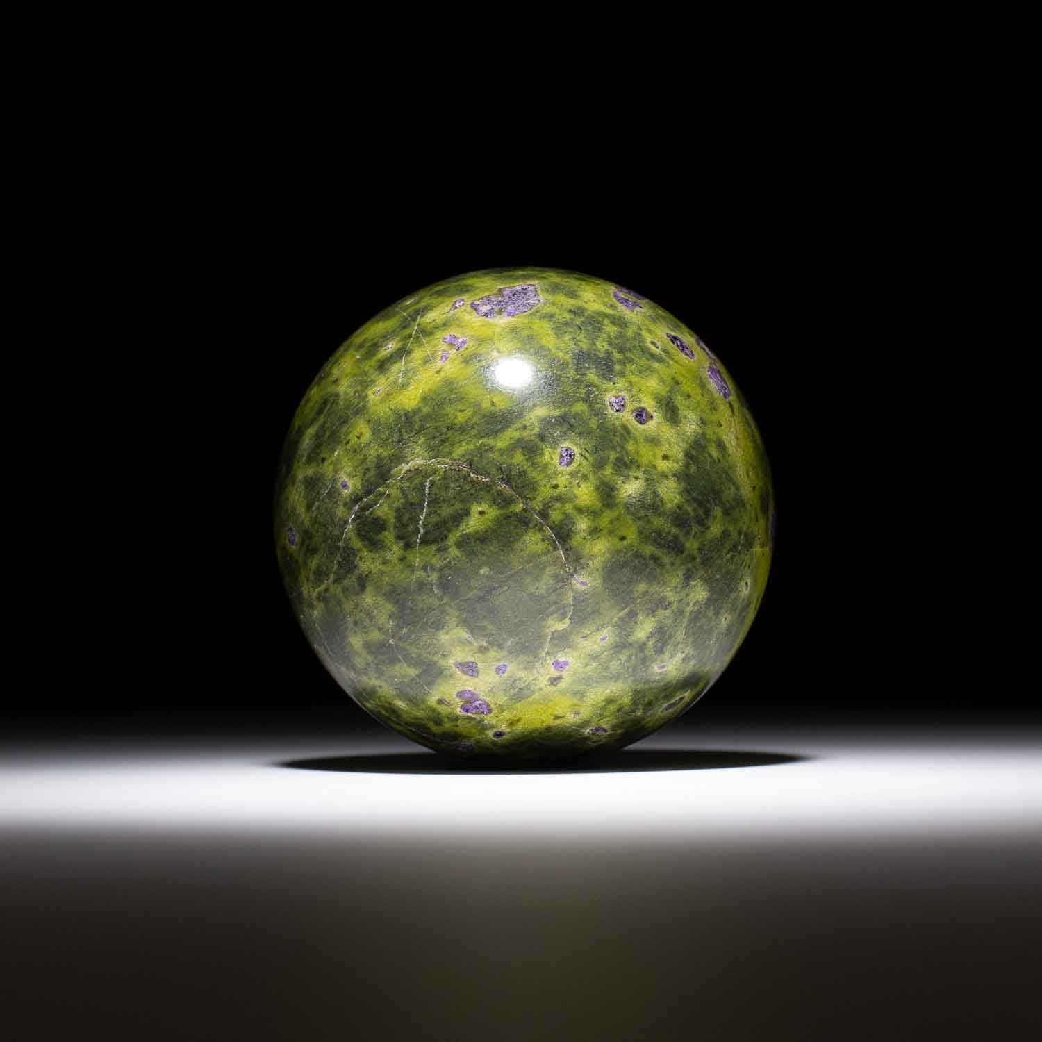 Australian Stichtite in Serpentine Sphere - 11