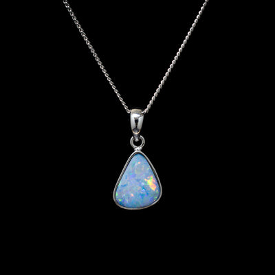 Australian Opal Doublet Pendant - 124