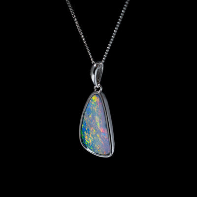 Australian Opal doublet pendant - 129