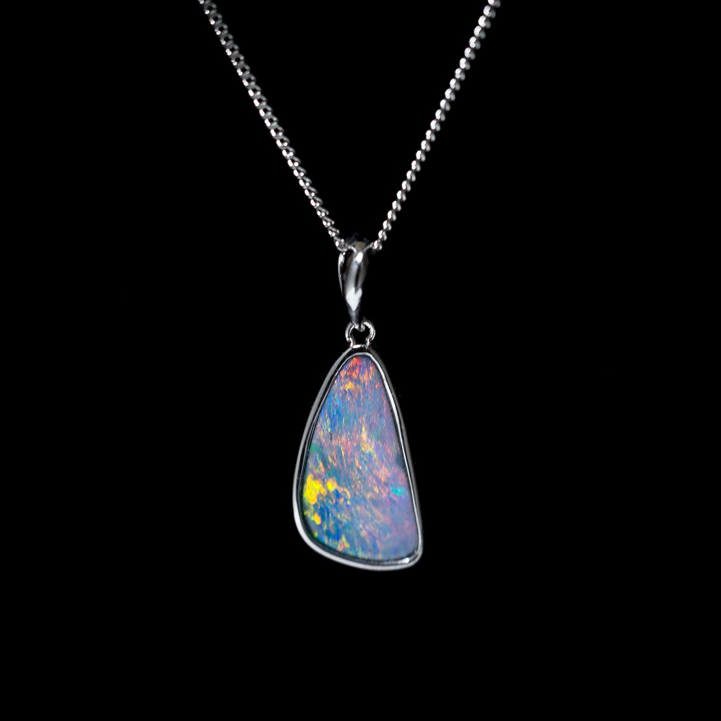 Australian Opal doublet pendant - 129