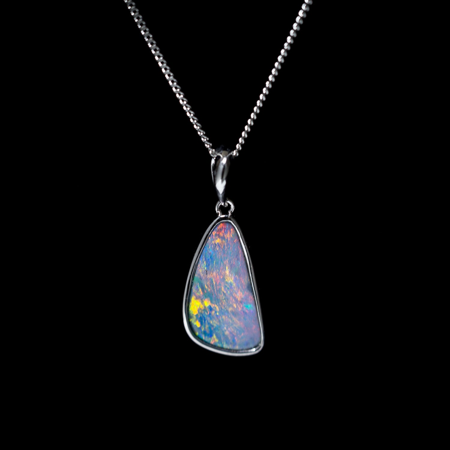 Australian Opal doublet pendant - 129