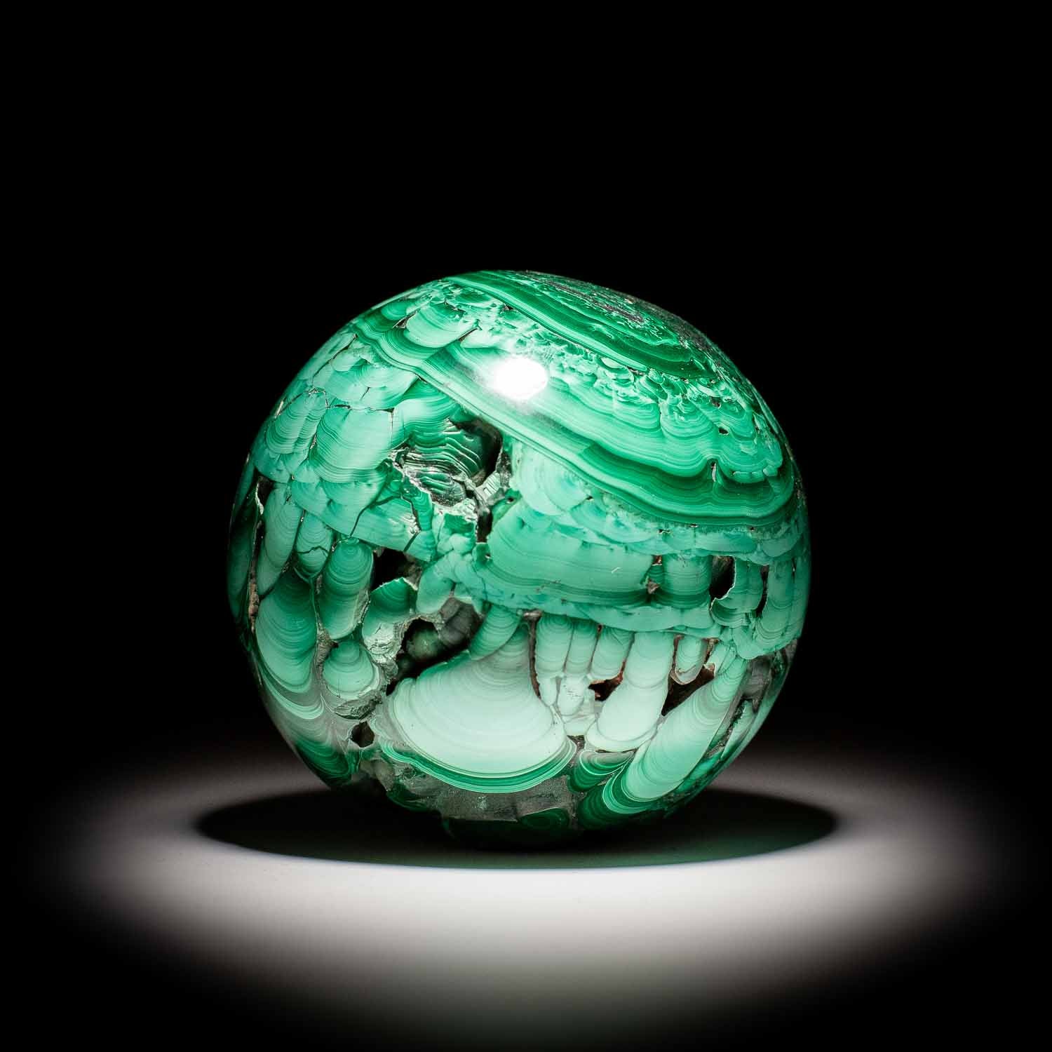 Malachite Sphere 