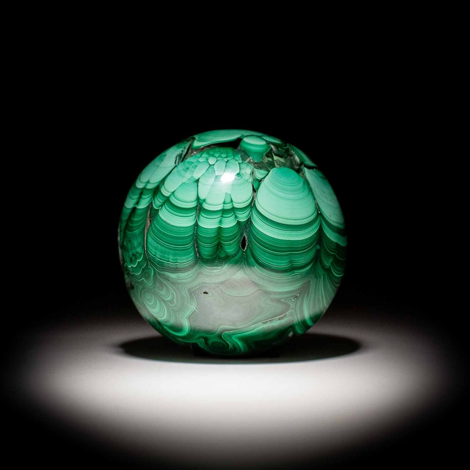 Malachite Sphere - 6