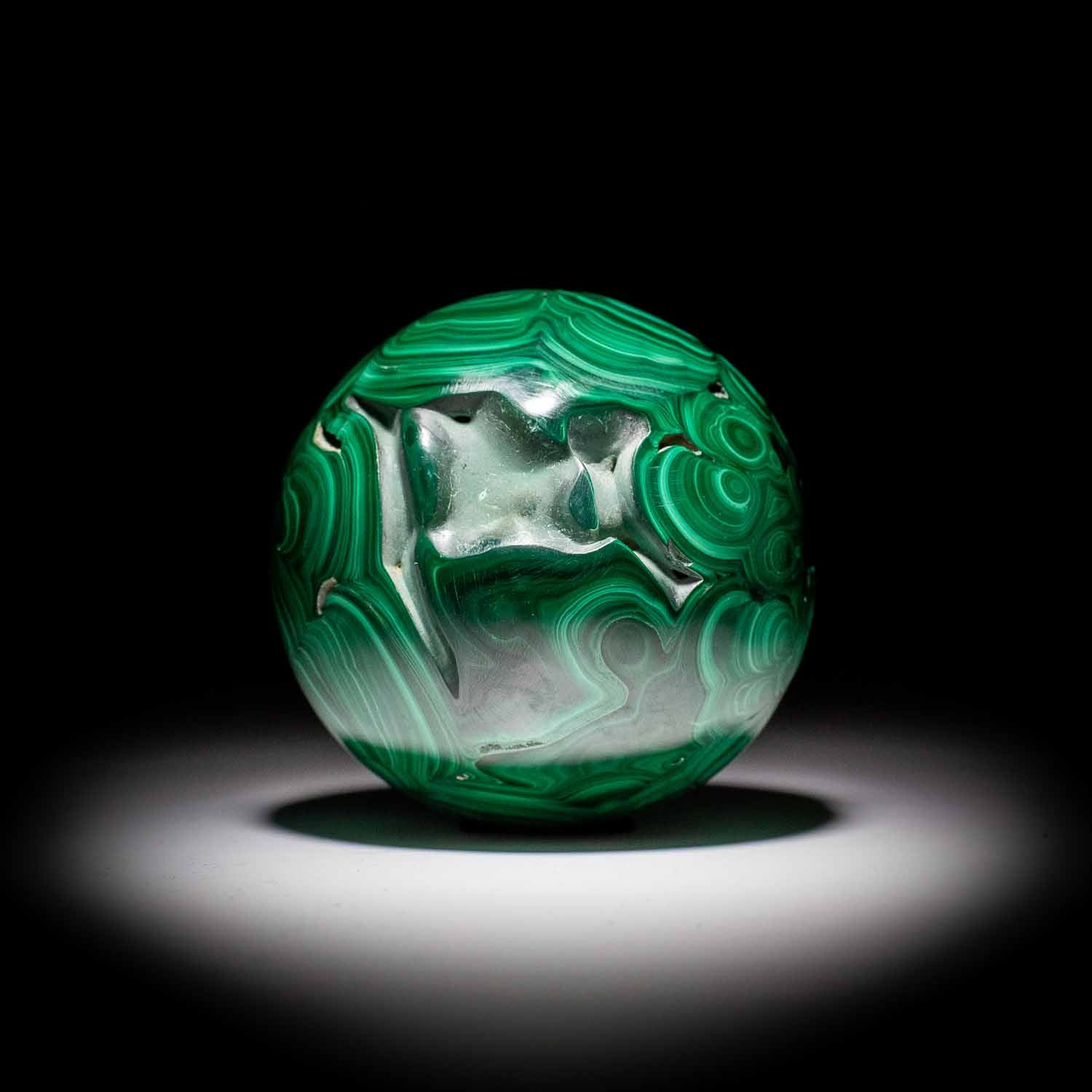 Malachite Sphere - 6