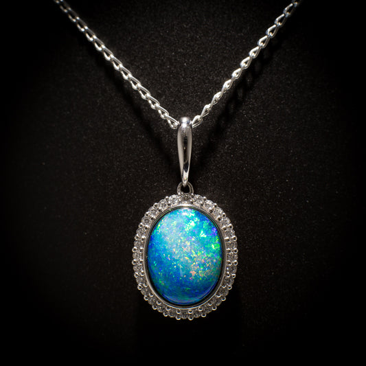 Australian Opal doublet pendant 