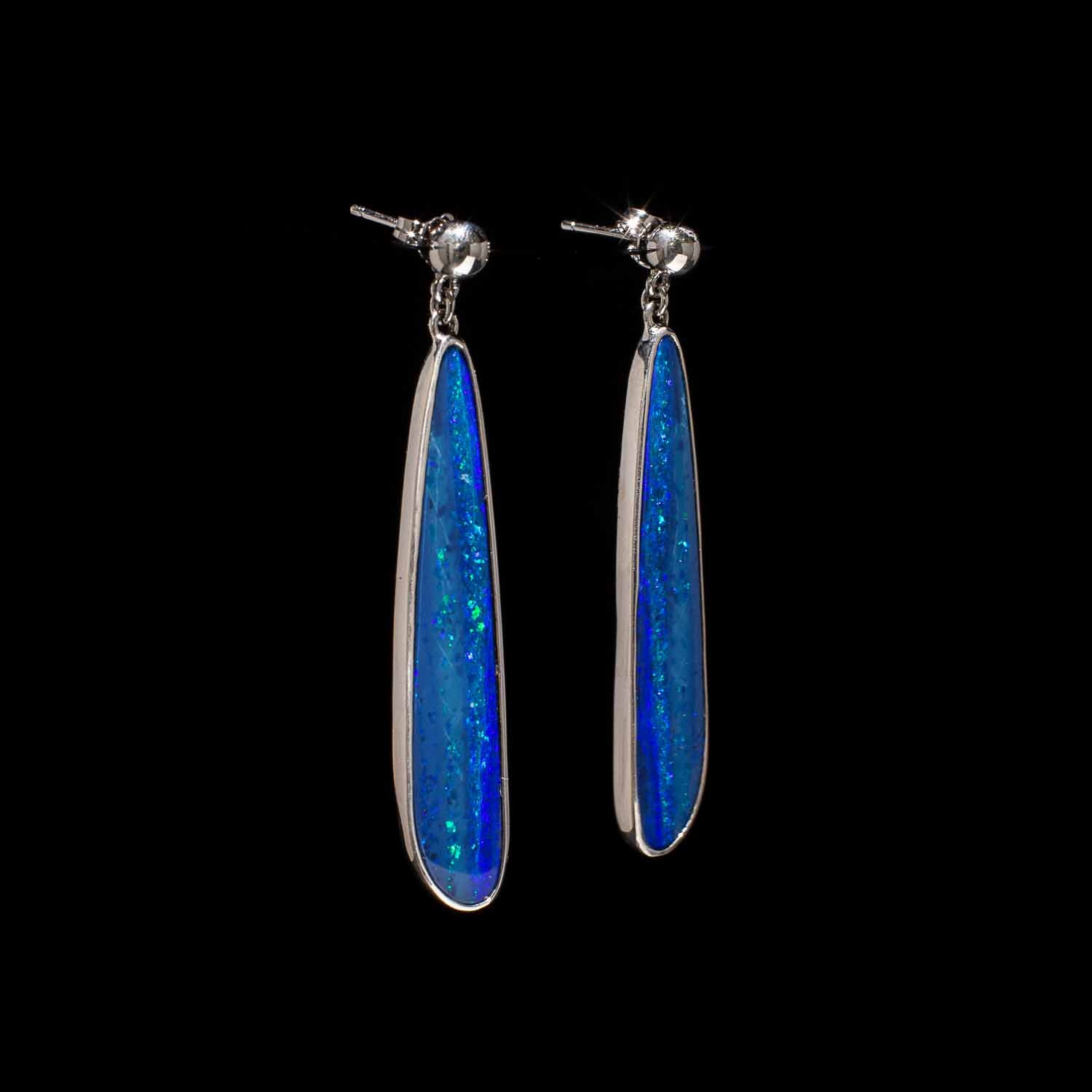 Australian Opal Doublet Earrings - 500