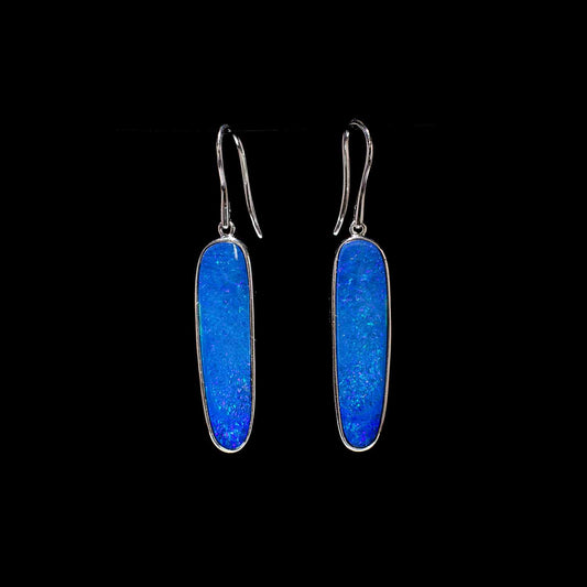 Australian Opal Doublet Earrings - 502