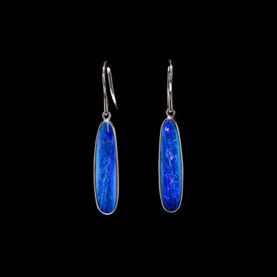Australian Opal Doublet Earrings - 504