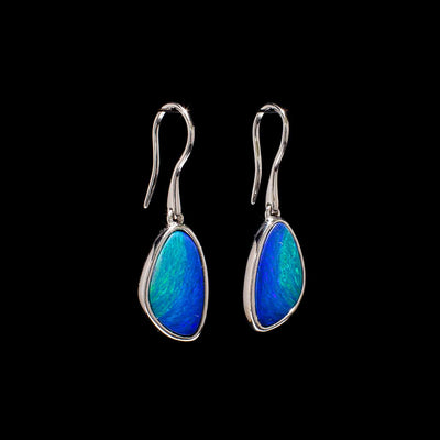 Australian Opal Doublet Earrings - 509