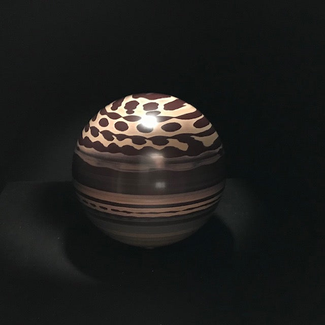 Australian Zebra Rock sphere - 25