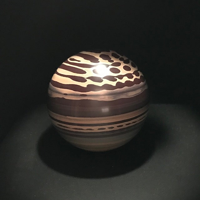 Australian Zebra Rock sphere - 25