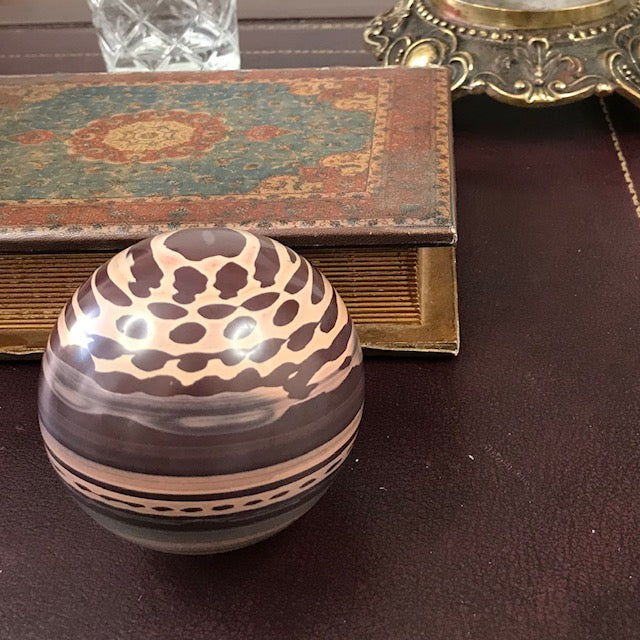 Australian Zebra Rock sphere - 25