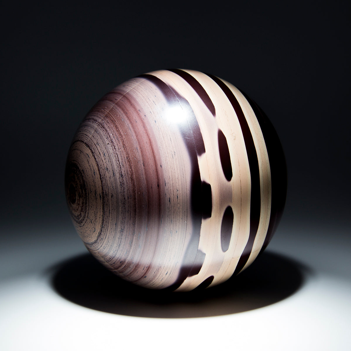 Zebra Rock Sphere - 2