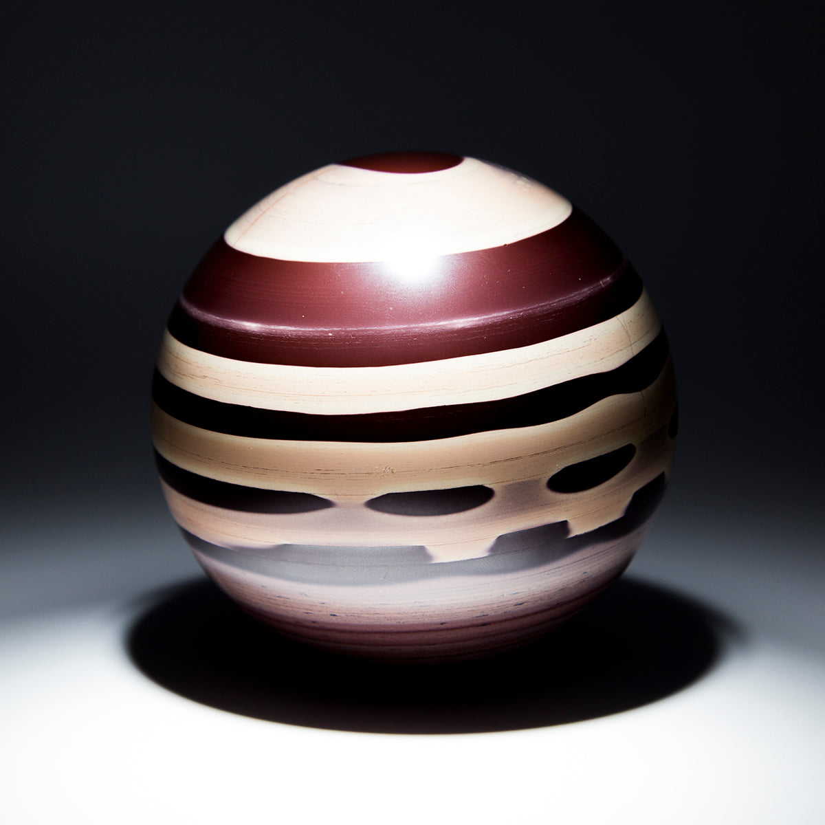 Zebra Rock Sphere - 2