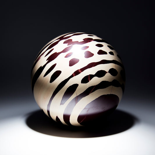 Zebra Rock Sphere - 3